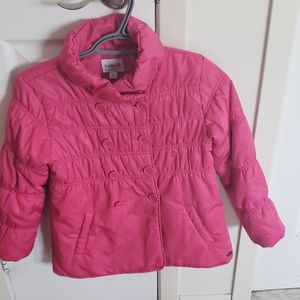 pink coat